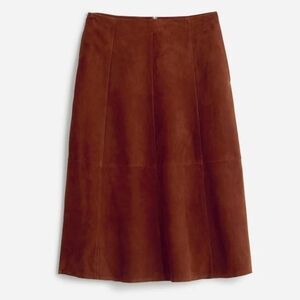 Madewell Brown Midi Skirt